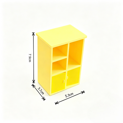 RHF373 Macaron Yellow & Pink Living Room Furniture Set Miniature Model Macaron Yellow & Pink Living Room Furniture Set Miniature Model for Dollhouse