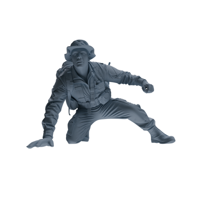 MRY-SFW SSTR140 Miniatures Soldier Model Kit War of Hyenas Modern Canadian Army Four-Person Urban Combat Group