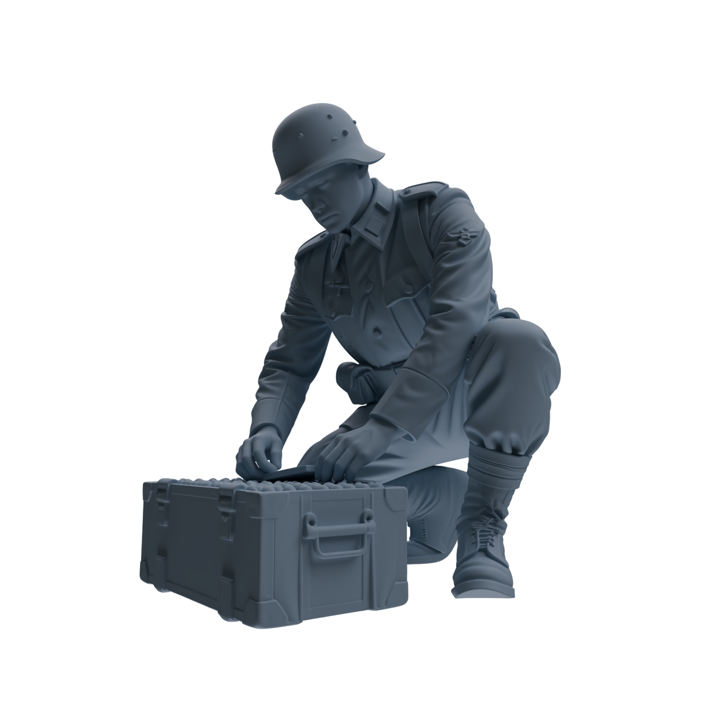 MRY-SFW SSTR223 WWII French Army Logistics Soldier Combat Readiness Four-Person Group
