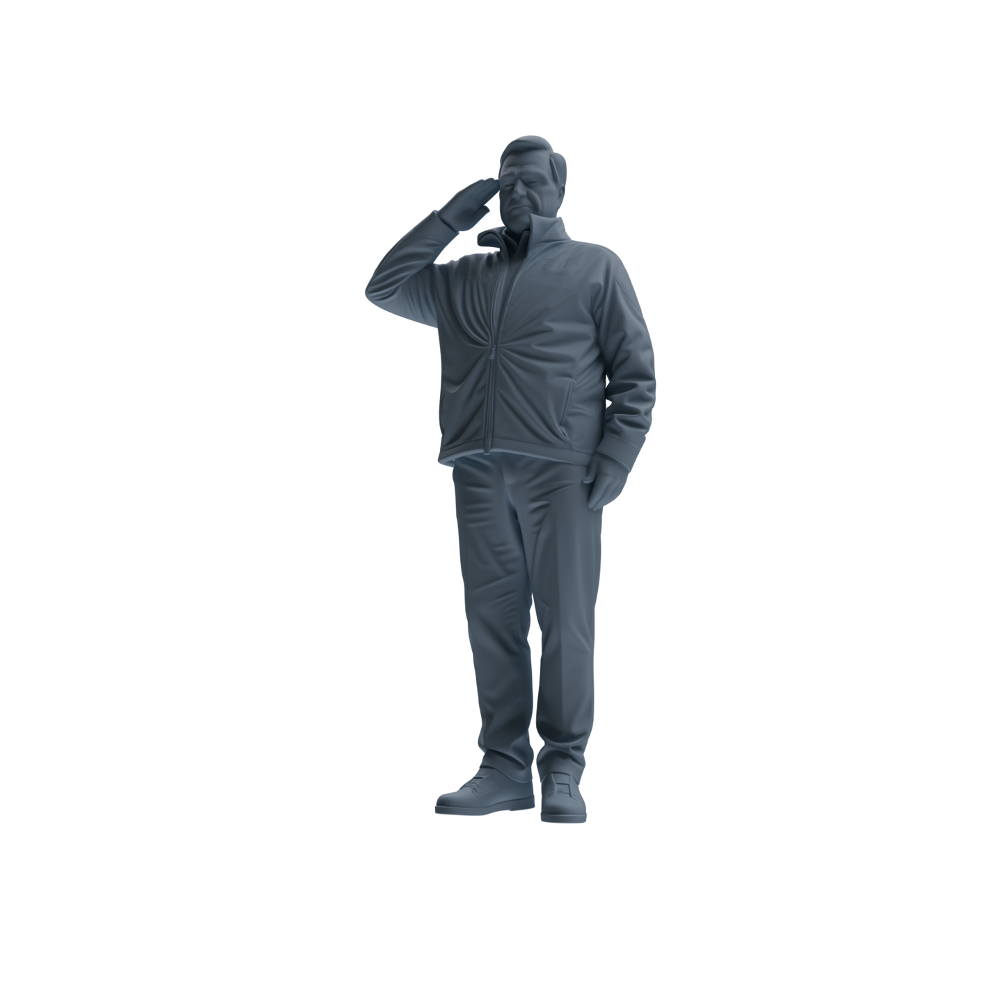 MRY-SFW SSTR117 Miniatures Soldier Model Kit Boston Attack Modern Boston Police Four-Person Saluting Group 1