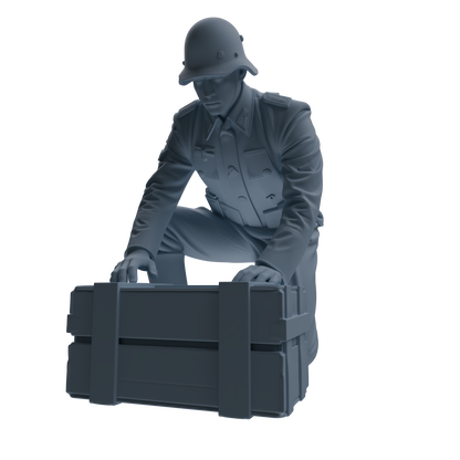 MRY-SFW SSTR219 WWII German Army Logistics Soldier Combat Readiness Four-Person Group