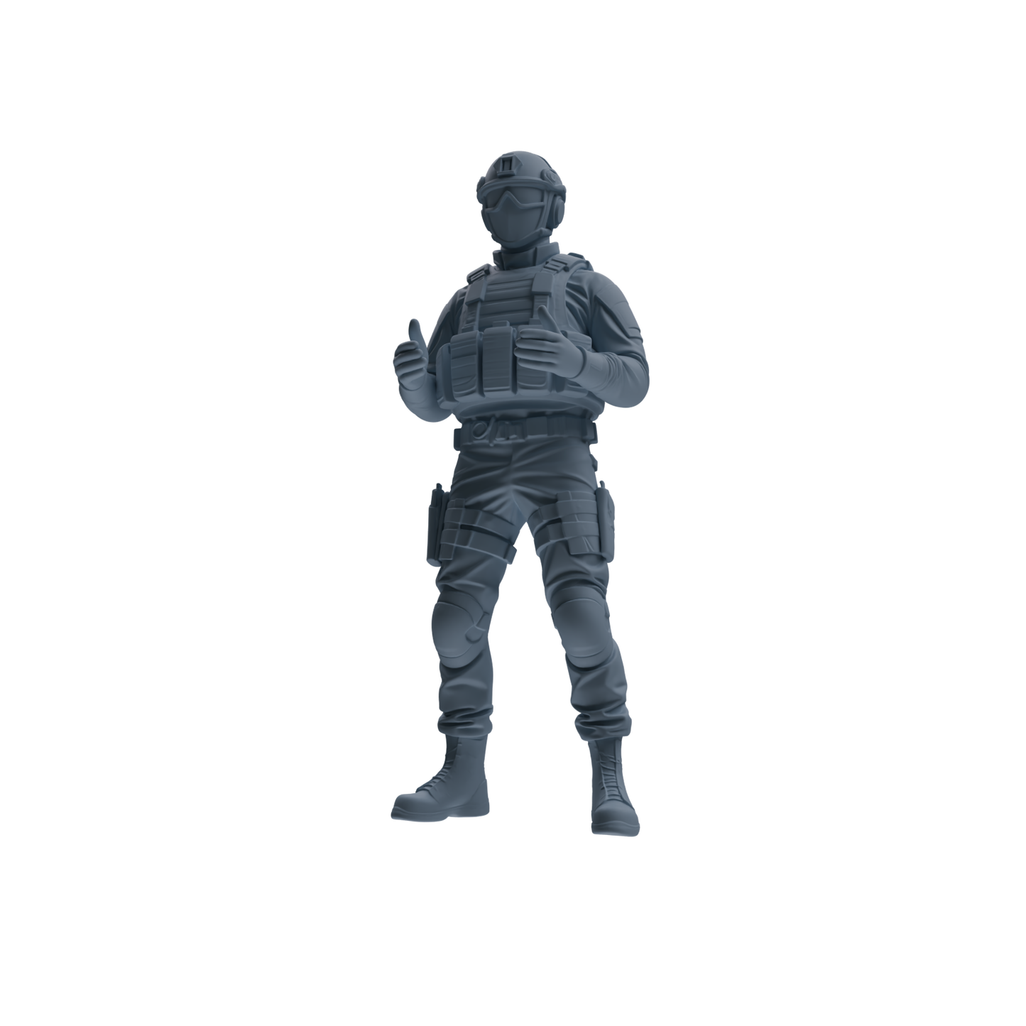MRY-SFW SSTR347 Modern American Mercenary Conversation Four-Person Group