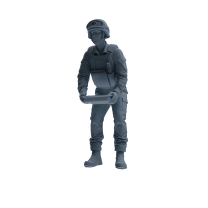 MRY-SFW SSTR238 Modern French Army Logistics Soldier Picnic Four-Person Group