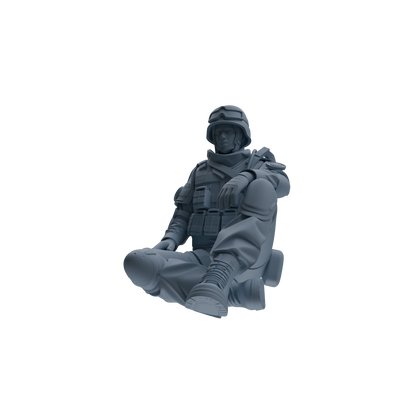 MRY-SFW SSTR331 Modern Counter-Terrorism SWAT Fire Support Operator Rest Four-Person Group