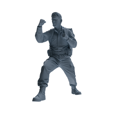 MRY-SFW SSTR131 Miniatures Soldier Model Kit War of Hyenas Modern Canadian Army Four-Person Combat Group