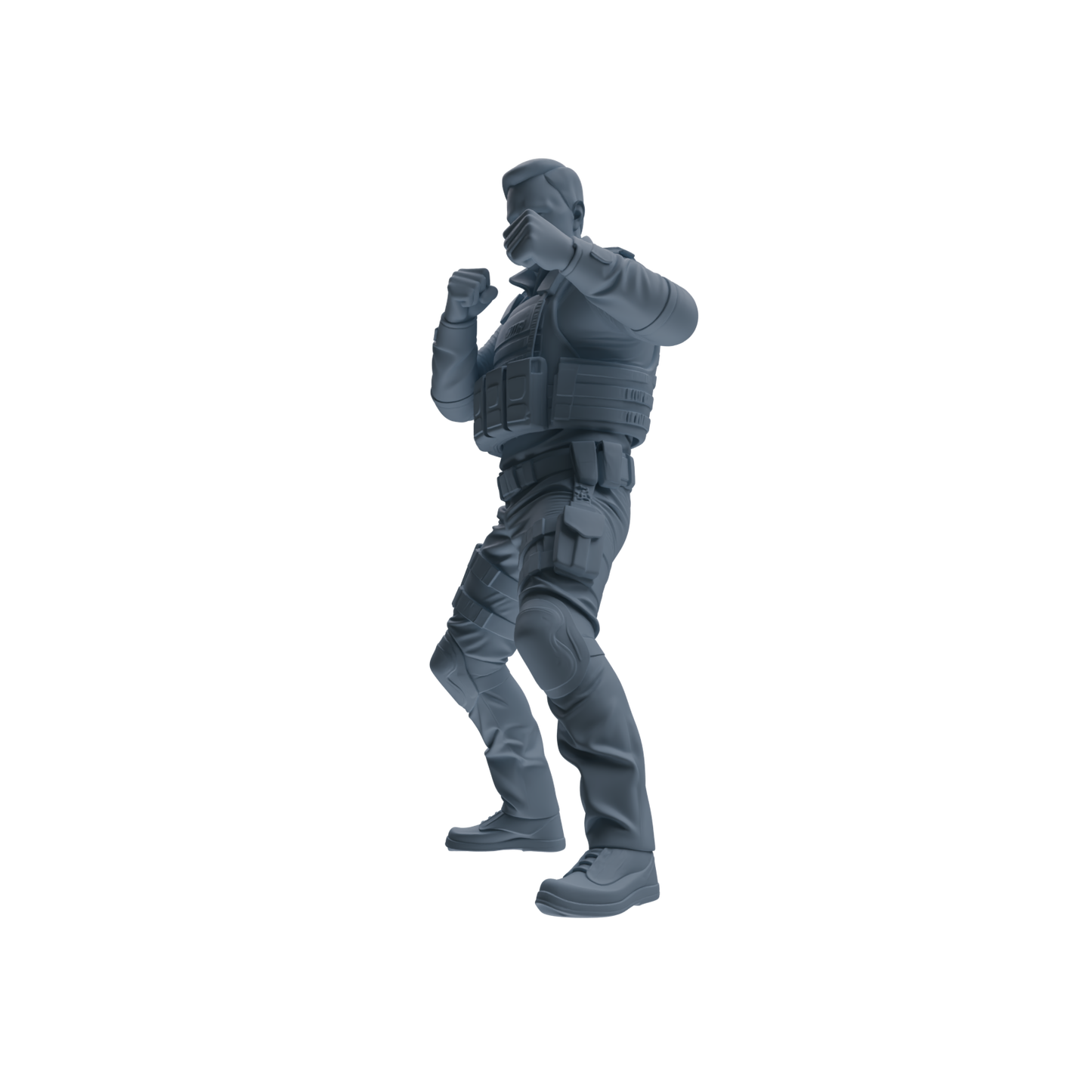 MRY-SFW SSTR112  Miniatures Soldier Model Kit Boston Attack Modern Boston Police Three-Person Arrest Group