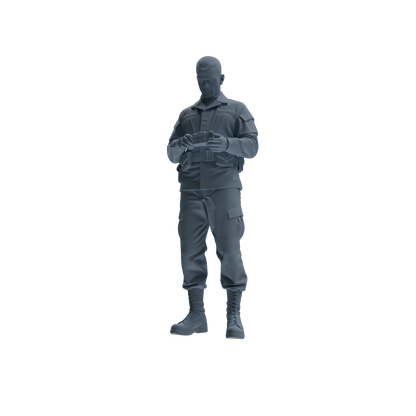 MRY-SFW SSTR247 Modern U.S. Army Logistics Soldier Combat Readiness Four-Person Group