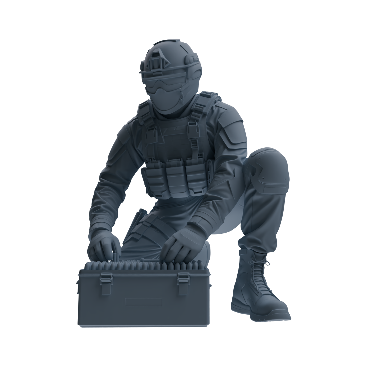 MRY-SFW SSTR357 Modern American Mercenary Combat Readiness Four-Person Group