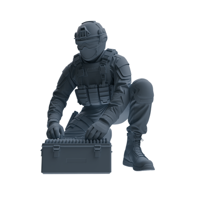 MRY-SFW SSTR357 Modern American Mercenary Combat Readiness Four-Person Group