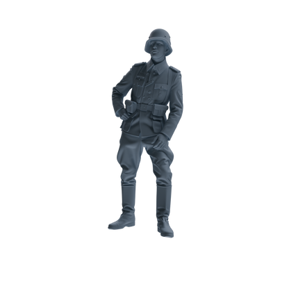 MRY-SFW SSTR218 WWII German Army Logistics Soldier Logistics Four-Person Group