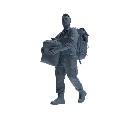 MRY-SFW SSTR132 Miniatures Soldier Model Kit War of Hyenas Modern Canadian Army Four-Person Logistics Group