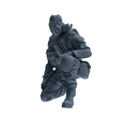 MRY-SFW SSTR342 Modern Counter-Terrorism SWAT Breacher Combat 3 Three-Person Group