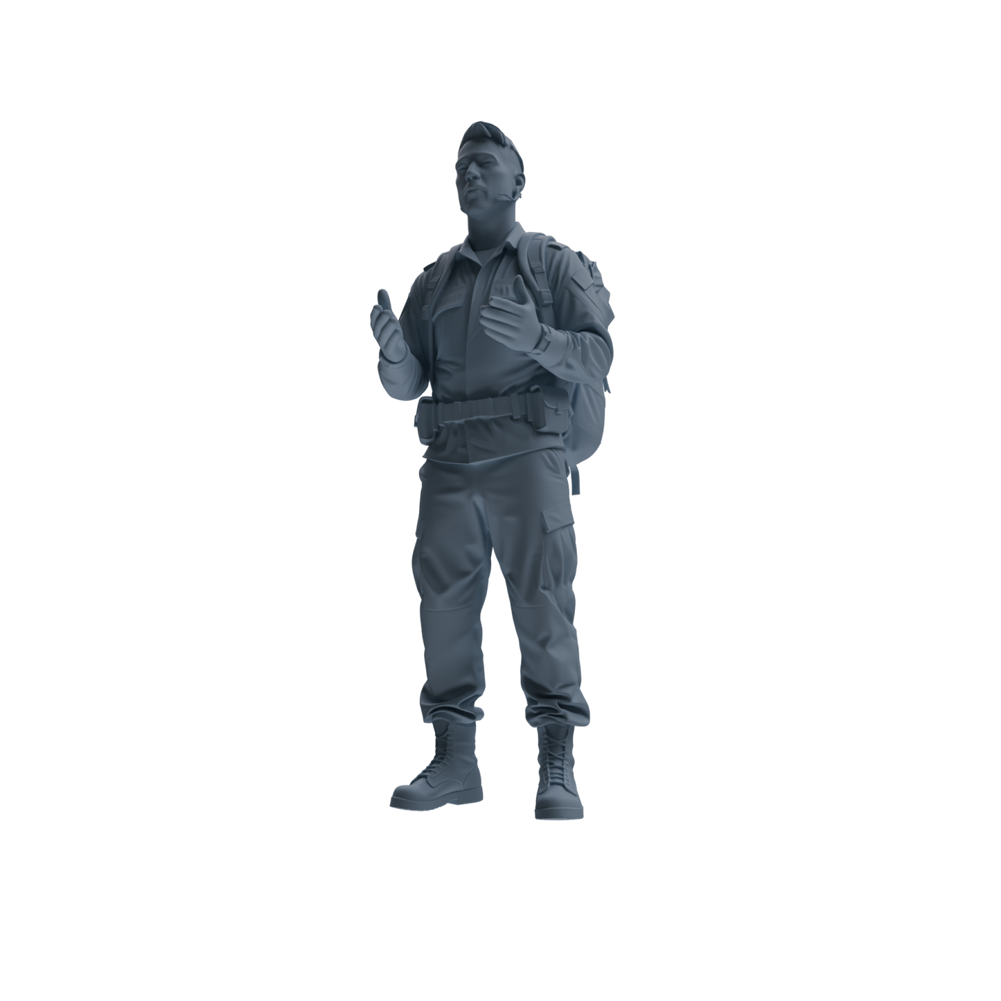 MRY-SFW SSTR134 Miniatures Soldier Model Kit War of Hyenas Modern Canadian Army Four-Person Conversation Group