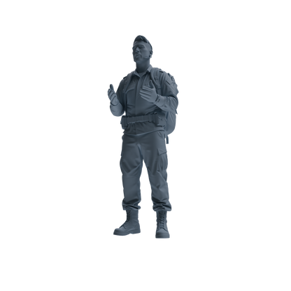 MRY-SFW SSTR134 Miniatures Soldier Model Kit War of Hyenas Modern Canadian Army Four-Person Conversation Group