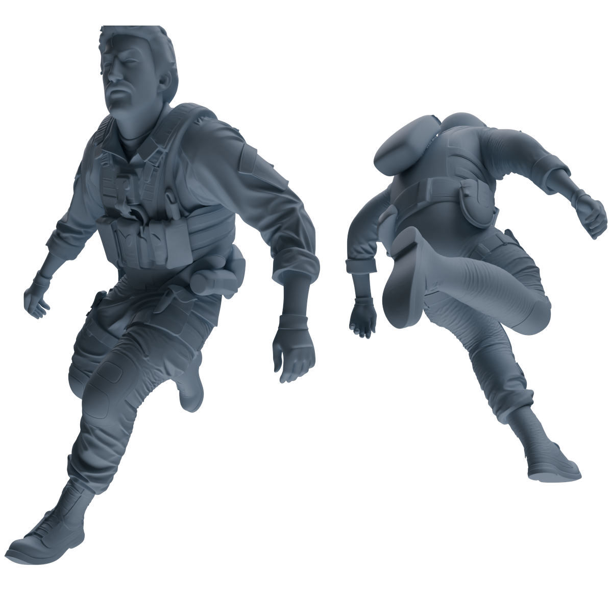 MRY-SFW SSTR018 Miniatures Soldier Model Kit Modern Navy SEAL Six-Person Search and Rescue Group