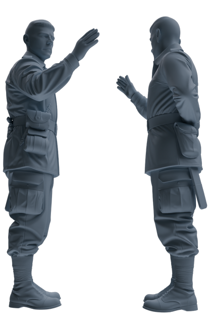 MRY-SFW SSTR077 Miniatures Soldier Model Kit Saving Ryan in Normandy WWII U.S. Army Six-Person Combat Group