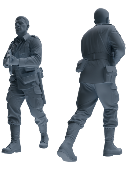 MRY-SFW SSTR072 Miniatures Soldier Model Kit Saving Ryan in Normandy WWII U.S. Army Six-Person Frontline Group