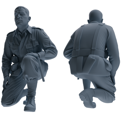 MRY-SFW SSTR070 Miniatures Soldier Model Kit Saving Ryan in Normandy WWII U.S. Army Six-Person Ambush Group