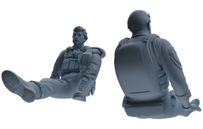 MRY-SFW SSTR021 Miniatures Soldier Model Kit Modern Navy SEAL Six-Person Rest Group