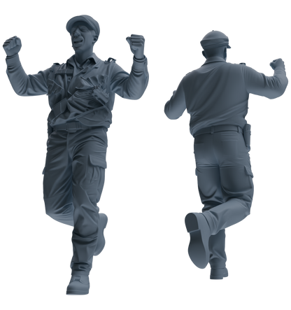 MRY-SFW SSTR060 Miniatures Soldier Model Kit Hacksaw Ridge Rescue Story WWII U.S. Army Six-Person Celebrating Group