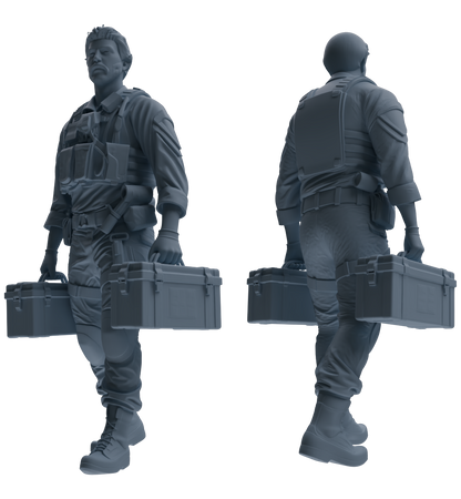 MRY-SFW SSTR009  Modern Navy SEAL Six-Person Logistics Group