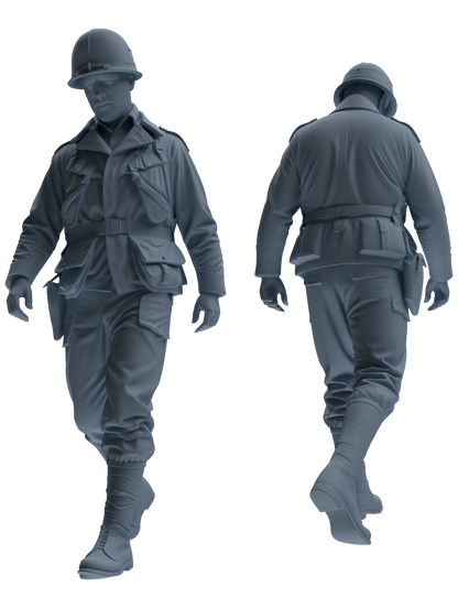 MRY-SFW SSTR058 Miniatures Soldier Model Kit Hacksaw Ridge Rescue Story WWII U.S. Army Six-Person Praying Group