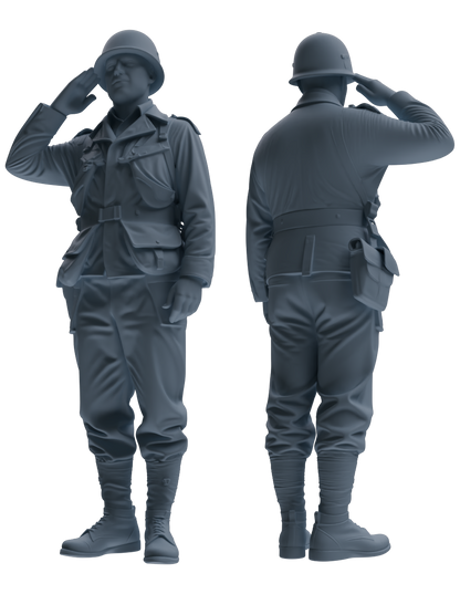 MRY-SFW SSTR054 Miniatures Soldier Model Kit Hacksaw Ridge Rescue Story WWII U.S. Army Six-Person Saluting Group