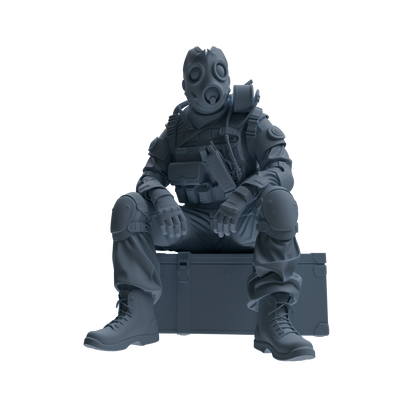 MRY-SFW SSTR338 Modern Counter-Terrorism SWAT Breacher Rest 2 Four-Person Group