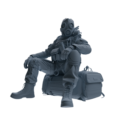 MRY-SFW SSTR339 Modern Counter-Terrorism SWAT Breacher Rest 3 Four-Person Group