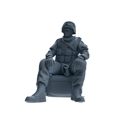MRY-SFW SSTR333 Modern Counter-Terrorism SWAT Fire Support Operator Rest 3 Four-Person Group