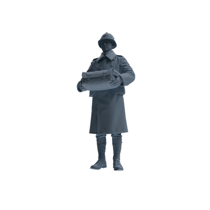 MRY-SFW SSTR260 WWI French Army Logistics Soldier Picnic Four-Person Group