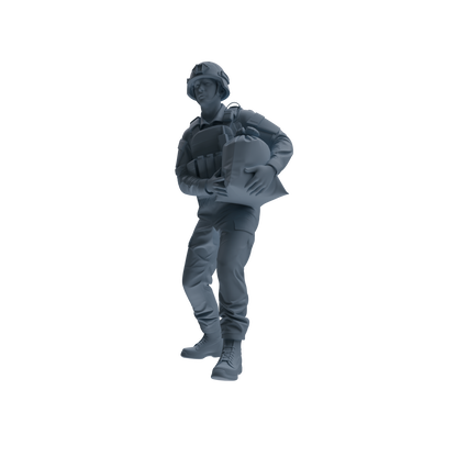 MRY-SFW SSTR251 Modern British Army Logistics Soldier Picnic Four-Person Group