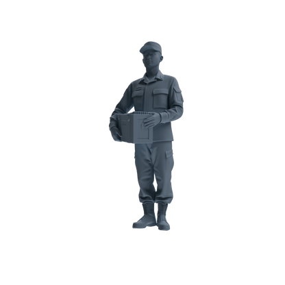 MRY-SFW SSTR243 Modern Army Logistics Soldier Carrying Four-Person Group