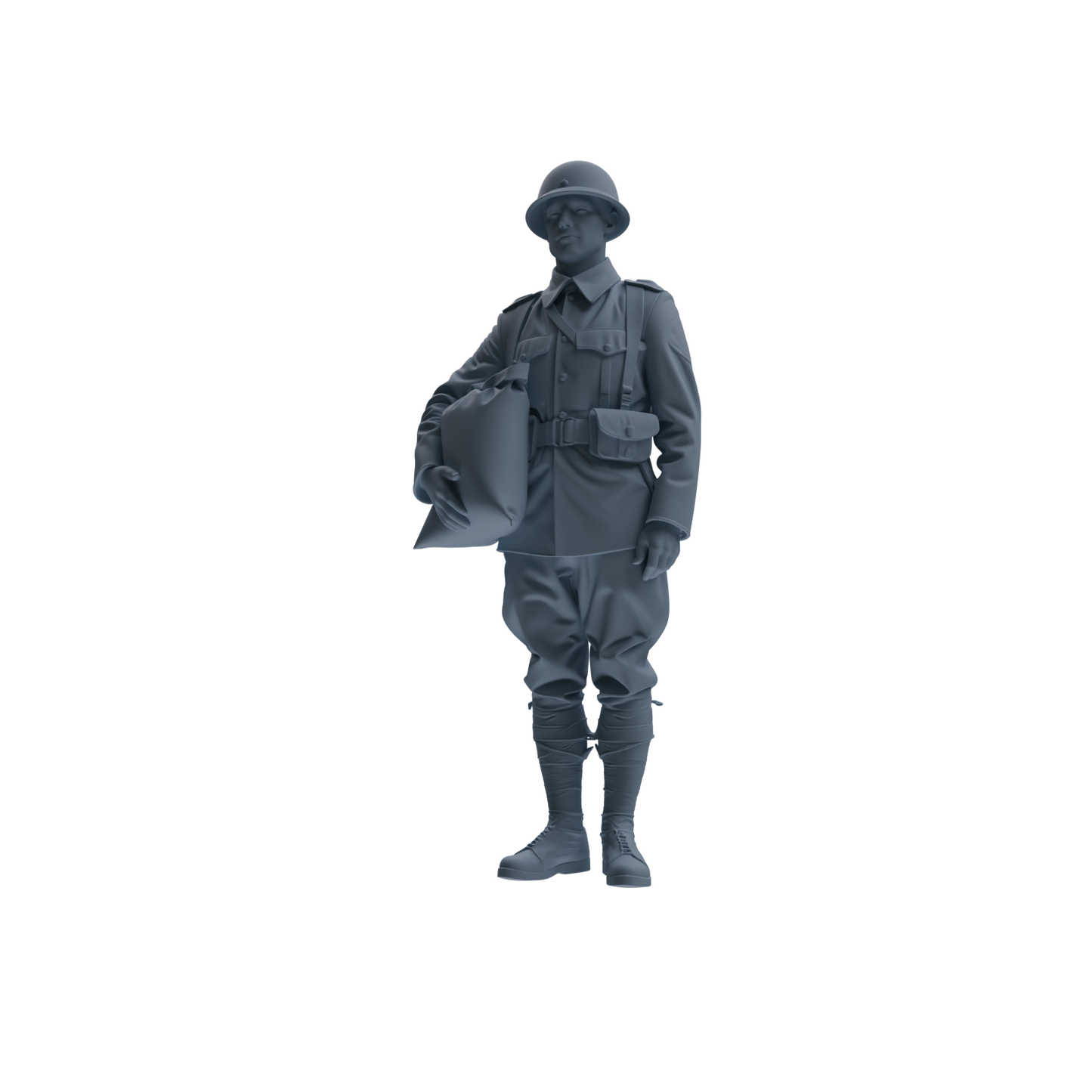 MRY-SFW SSTR266 WWI U.S. Army Logistics Soldier Picnic Four-Person Group