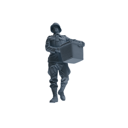 MRY-SFW SSTR220 WWII French Army Logistics Soldier Logistics Four-Person Group