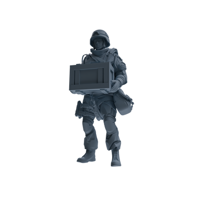 MRY-SFW SSTR326 Modern Counter-Terrorism SWAT Suppressor Logistics Four-Person Group