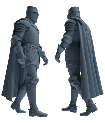 MRY-SFW SSTR096 Miniatures Soldier Model Kit Medieval Knight Six-Person Patrol Group