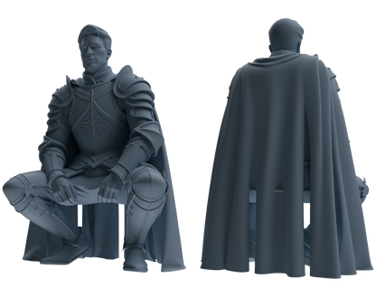 MRY-SFW SSTR079 Miniatures Soldier Model Kit Medieval Knight Without Helmet Six-Person Daily Routine 2