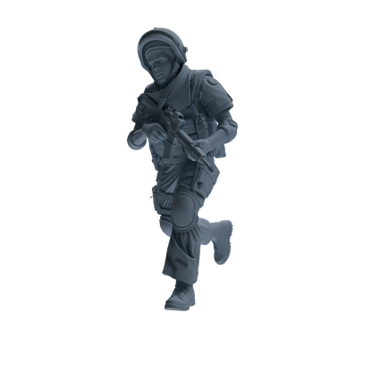 MRY-SFW SSTR322 Modern Counter-Terrorism SWAT Shield Bearer Combat Four-Person Group