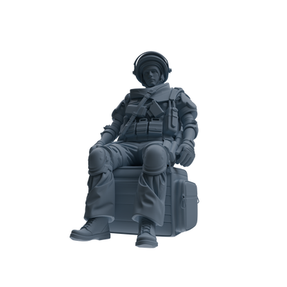 MRY-SFW SSTR320 Modern Counter-Terrorism SWAT Shield Bearer Rest 3 Four-Person Group