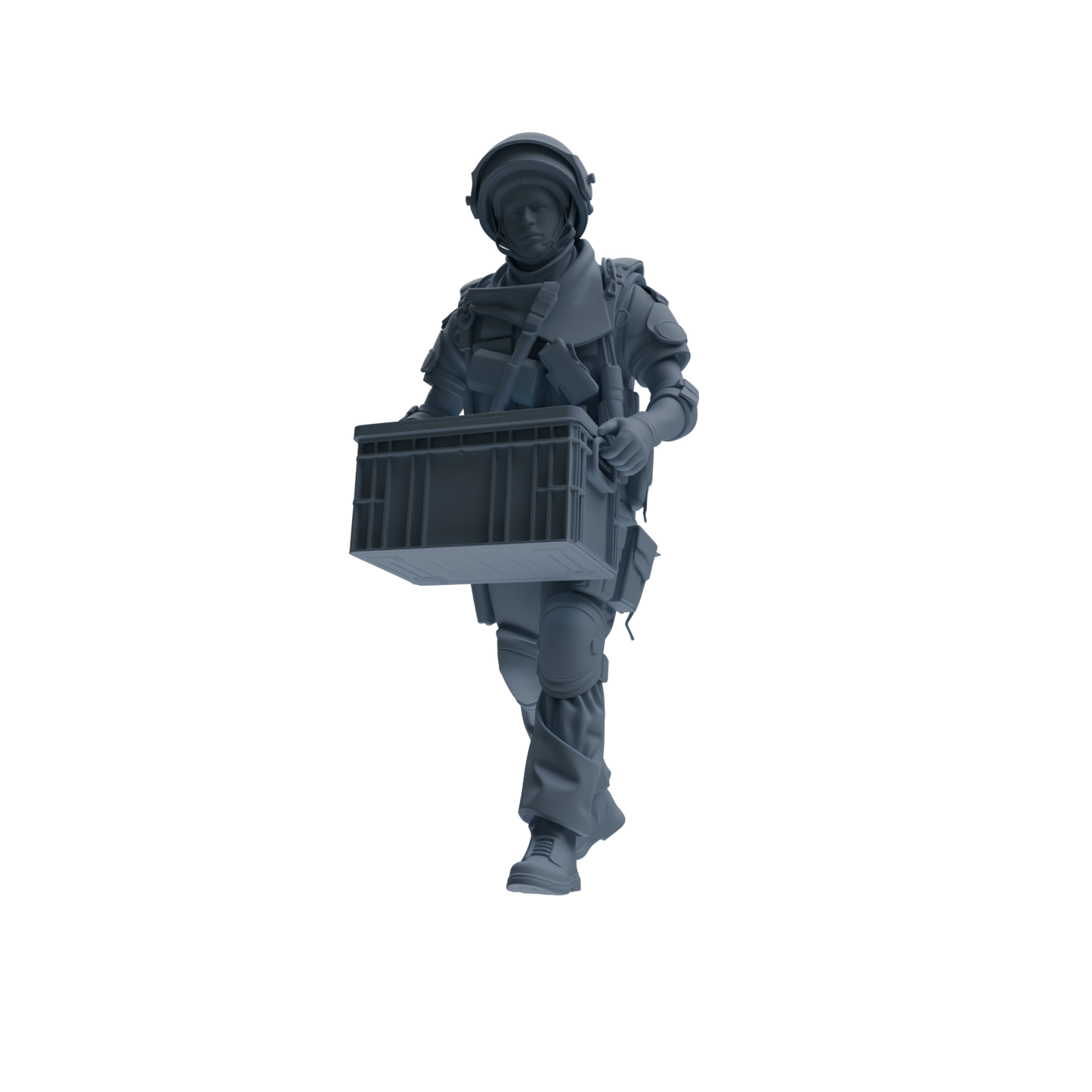 MRY-SFW SSTR314 Modern Counter-Terrorism SWAT Shield Bearer Logistics Four-Person Group