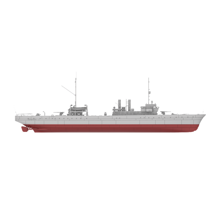 RHWS016S France Marne Class Destroyer Marne Full Hull