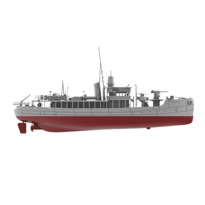 RHWS015S HMS Isles Cllass Submarine Chaser Liscomb Full Hull