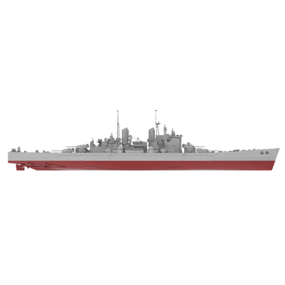 RHWS006S Military Model Kit FULL HULL HMS Vanguard Class Battleship