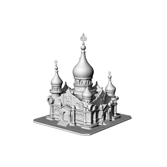 RHMG-189(190) 1/S 1/L 1/6 1/12 Scene Dollhouses Accessories Miniature Scenes Decorative Ornaments  Church1