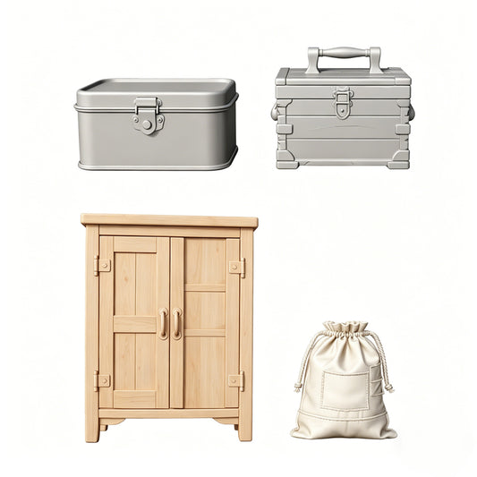 MRY-SFW LYTS617 3D Printed Unpainted White Resin, American Countryside Storage Set, Miniature Scene Ornaments