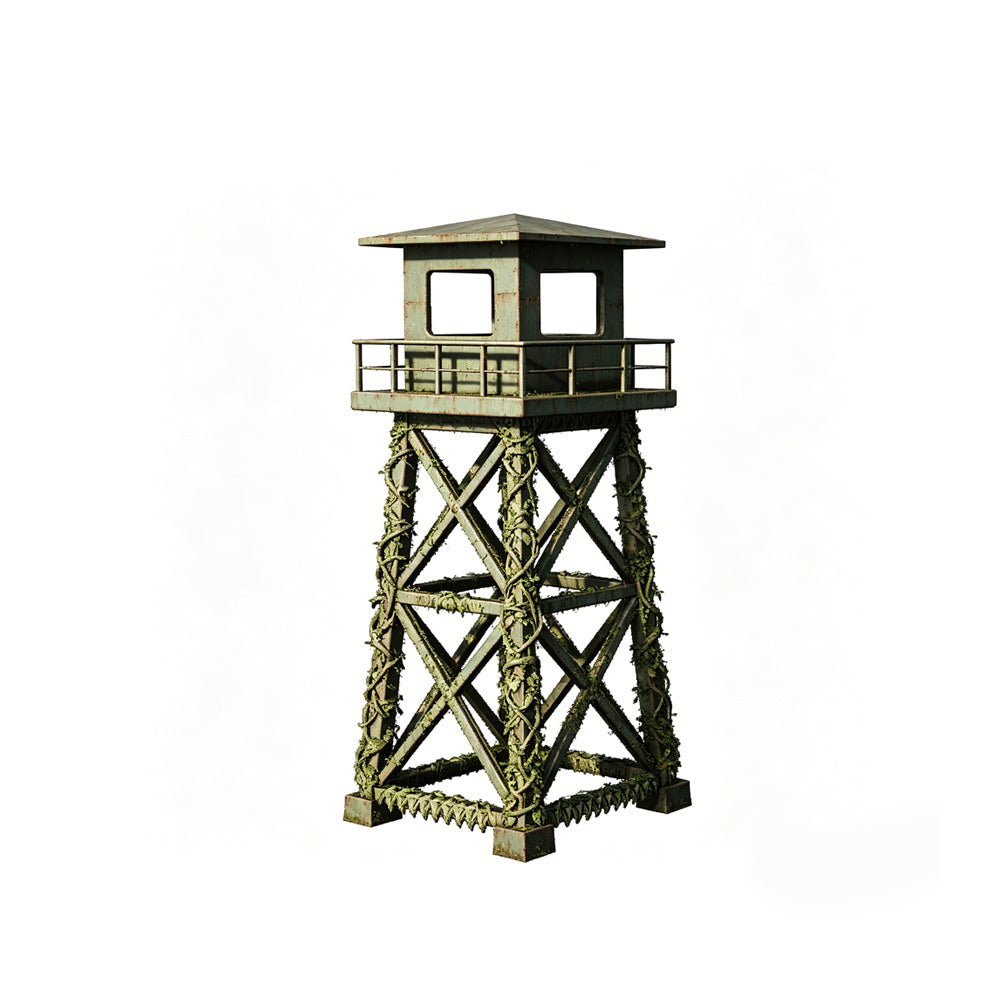 MRY-SFW LYTS666 Unpainted 3D Printed Post-Apocalyptic Watchtower, Tabletop Wargame Terrain