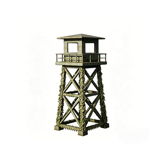 MRY-SFW LYTS666 Unpainted 3D Printed Post-Apocalyptic Watchtower, Tabletop Wargame Terrain