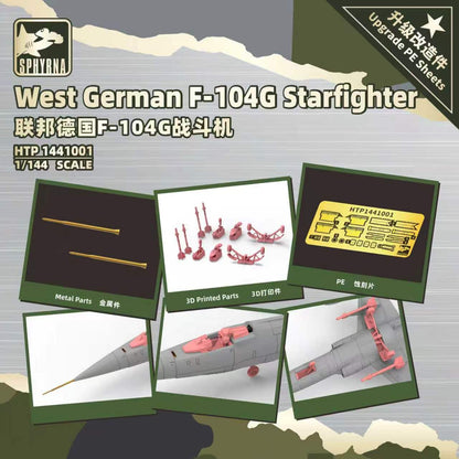 HTP1441001 West German F-104G Starfighter Upgrade PE Sheets 2