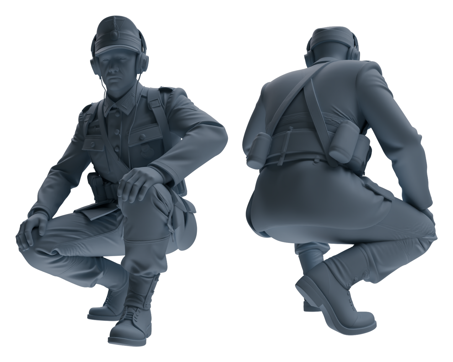 MRY-SFW LYGR652 WWII Mine Soldier Six-Person Cursing Group